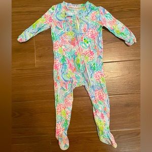 Lilly Pulitzer Baby Pajamas Mermaid Cove 12-18 months